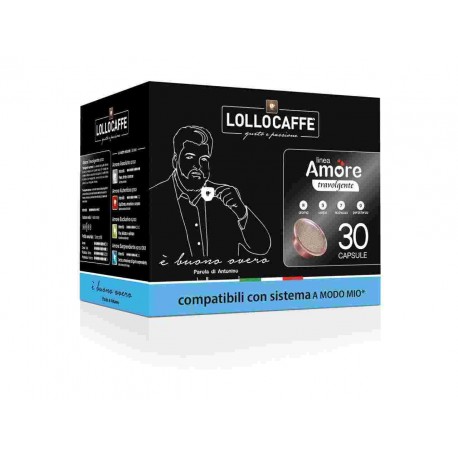CAPSULE CAFFE C/MODO MIO LOLLO NERO TRAVO. PZ.30