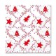 TOVAGLIOLI DOPLA OVATTA RED XMAS 33X33.3V PZ.30