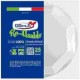 PIATTO FONDI BIANCO OTTAG/RIUTIL.DOPLA D220 PZ.25