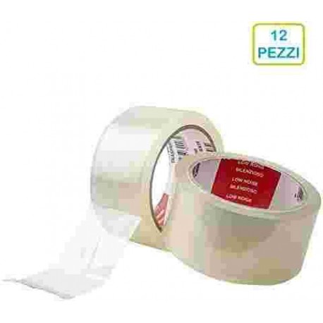 NASTRO ADESIVO A ROTOLI 50X66 TRASPARENTE PZ.6