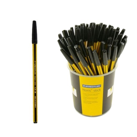 CANCELLERIA PENNA STAEDTLER NORIS STICK NERO PZ.50