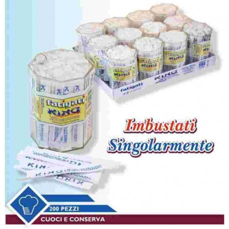 STUZZICADENTI LEGNO IMBUST.SINGOLARMENTE PZ.200