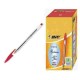 CANCELLERIA PENNA BIC CRISTAL P.MEDIA ROSSA PZ 50