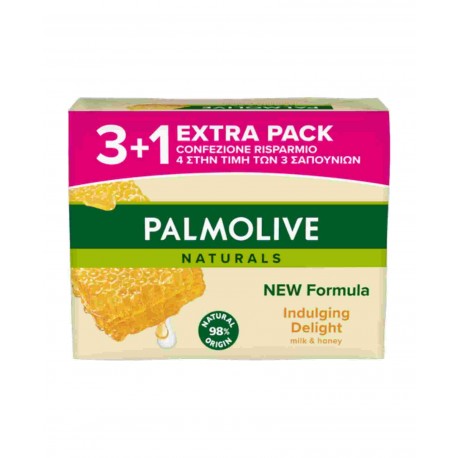 SAPONETTE PALMOLIVE NEW LATTE E MIELE GR.90 PZ.3+1