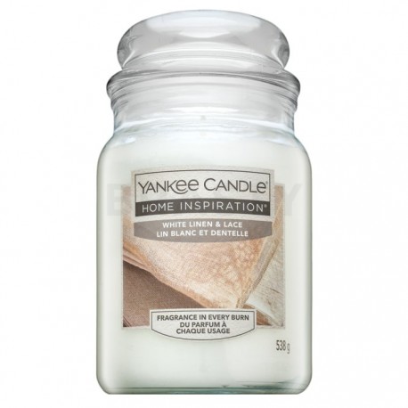CANDELA GIARA GRANDE 538G WHITE LINEN E LACE