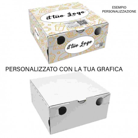 CONTENITORI X FRITTI BIANCHI 15X15 PZ.100