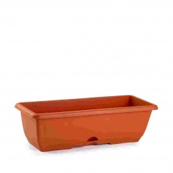 FIORIERA PLASTIC FORTE BALCONE C/SUPPORTO CM.60