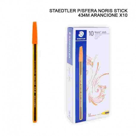 CANCELLERIA PENNA NORIS STICK PZ.10 ARANCIO