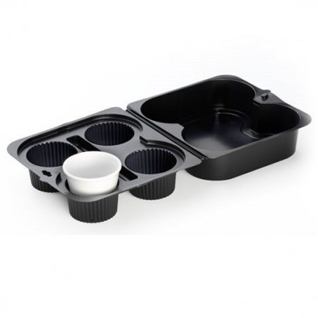 PORTA CAPPUCCIO IN PLASTICA 4/B DA 20 PZ.