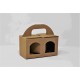 SCATOLA PORTAVASETTI 2/P PICCOLI F.17X8X9 MARONNE