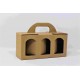 SCATOLA PORTAVASETTI 3/P GRANDE F.25X8X12 MARRONE