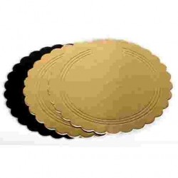 VASSOI ORO TORTA ALA ORO NERO DIAM.36 KG.10