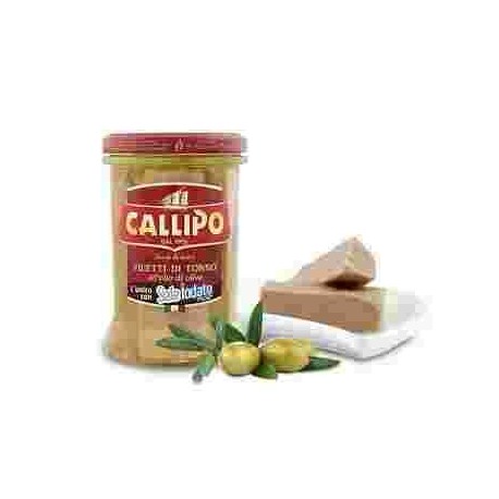 TONNO CALLIPO FILETTI O/OLIVA VASO GR.300