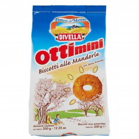 BISC.DIVELLA OTTIMINI ALLE MANDORLE GR.350