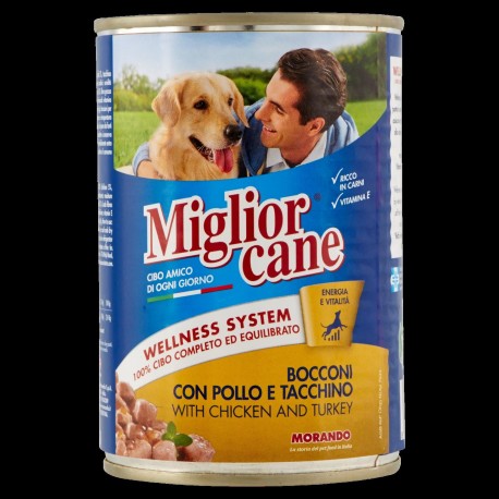 P/CANE MORANDO MC BOCCONI POLLO/TACCH. GR.405