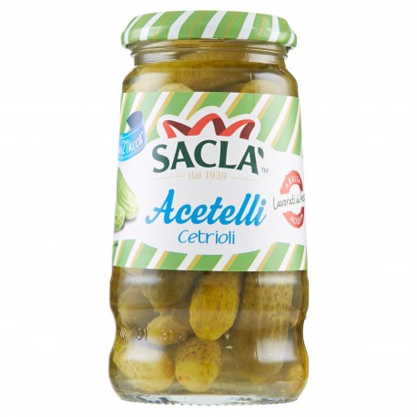 CETRIOLI ACETELLI SACLA' VETRO GR.290