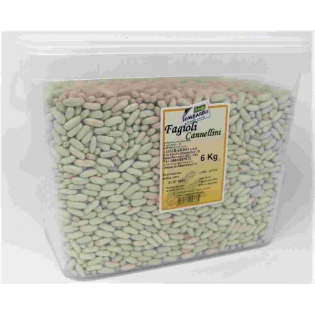 LEG/S FAGIOLI SECCH.CANNELLINI KG.6 L.AF-1 ARGENT.