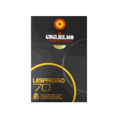 CAPSULE CAFFE C/NESPRESSO GUGLIELMO ORO PZ. 10