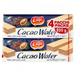 BISC.LAGO WAFER MULTIPAK CACAO GR.200 PZ.4