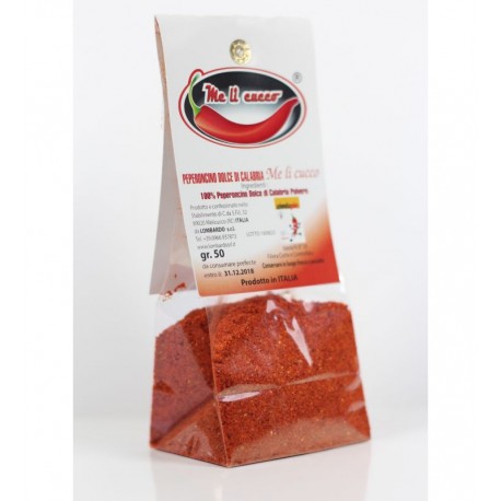 PEPERONCINO CALABRESE PICCANTE POLVERE SACC.GR.50