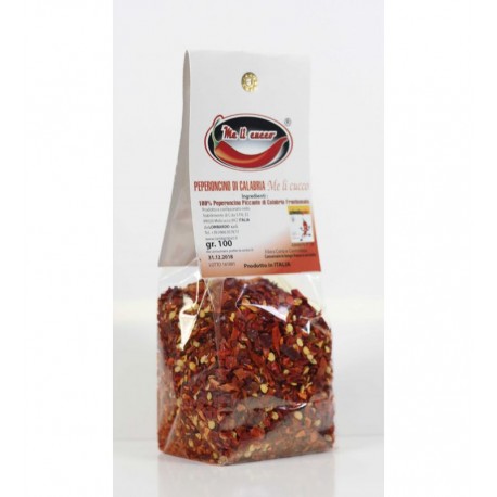 PEPERONCINO CALABRESE PICCANTE CONTUSO SACC GR 100