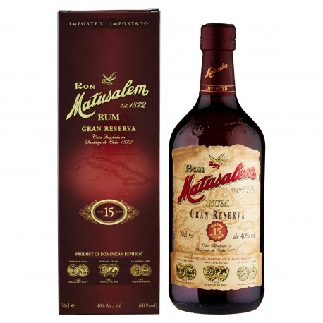 LIQUORE RUM MATUSALEM GRAN RESERVA 15A CL.70