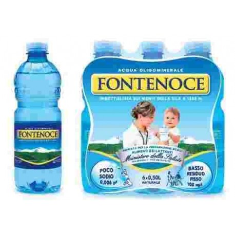 ACQUA FONTENOCE NATURALE PET ML.500 X24