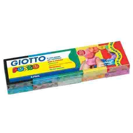 CANCELLERIA GIOTTO PONGO 500G COL.ASS.10X50G