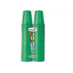 BICCHIERI COLORATI VERDI ACIDO DOPLA ML.200 PZ50
