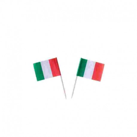 BANDIERINE ITALIA GELATO/COCKTAIL CM.7 PZ.144