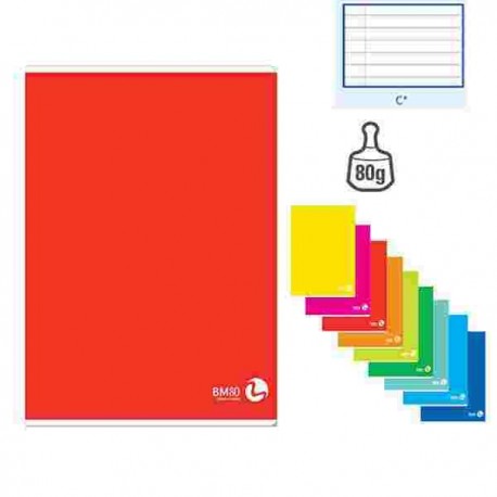 QUADERNO MAXI COL.ASSORT.GR.80 RIGO C 4-5 ELEM.C/M