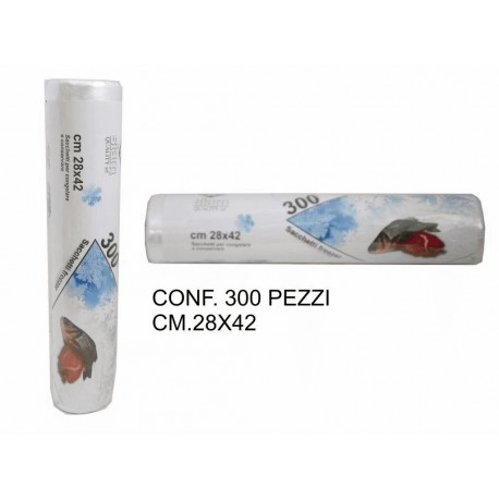 SACCHETTI FREEZER SIAM CM.28X42 PZ.300 ROTOLO