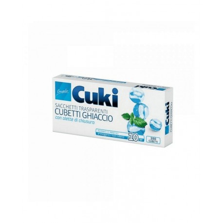 SACCHETTI GHIACCIO AUTOCHIUSURA/APRI-FACILE CUKI