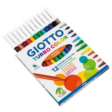 CANCELLERIA GIOTTO COLORI PENNARELLO TURBOC.COL.12