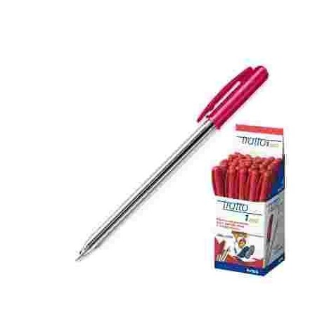 CANCELLERIA PENNA TRATTO 1 ROSSO AST. PZ.50