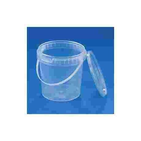 CONTENITORI TRASPARENTI C/MANICO+COPERCHIO LT.0,8