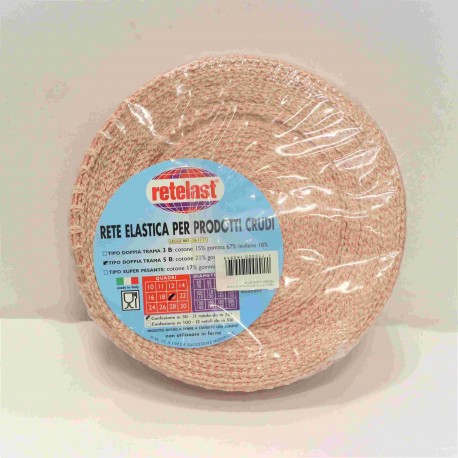 RETE ELASTICA ALIM. 2/TRAMA F/ROSSO Q.20/50 MT.50