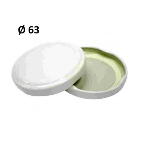TAPPO CAPSULA VASO/V BIANCO T.63 PZ.100