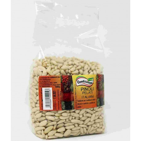 PINOLI PELATI SACCHETTO GR.500 ORIGINE ITALIA