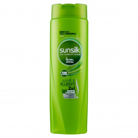 SHAMPOO SUNSILK 2IN1 CAPELLI SCIOLTI 250 ML.