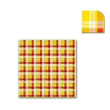 TOVAGLIA SCOZZESE MT.1X1 PZ.100 GIALLO/ROSSO