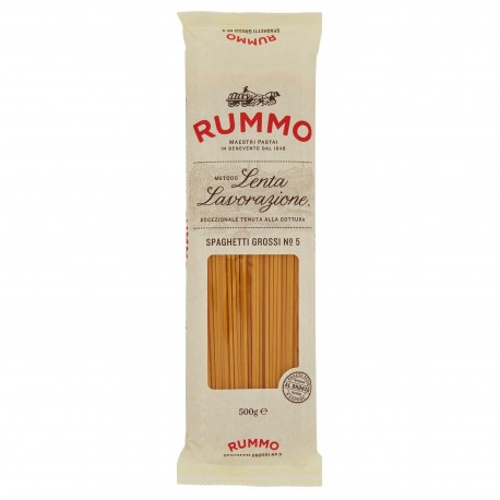 PASTA RUMMO SECCA SPAGHETTI GROSSI N.5 GR.500