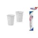 BICCHIERI BIANCO PP DOPLA ML.80 PZ.100
