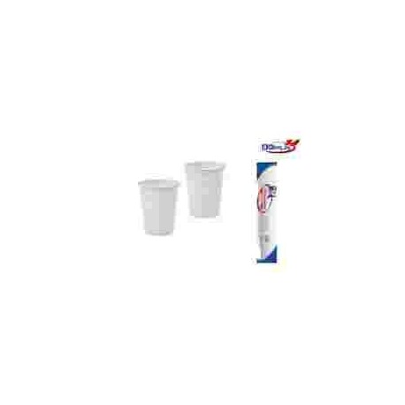 BICCHIERI BIANCO PP DOPLA ML.80 PZ.100