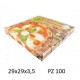 CONTENITORI X PIZZA 30X30X3 PZ.100