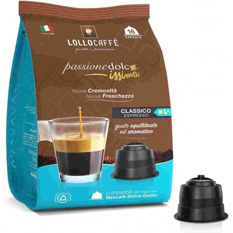 CAPSULE CAFFE C/DOLCE G. LOLLO SACC.CLASSICO PZ.16
