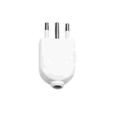 ELET.SPINA 10A 2P+T CON USCITA CAVO DRITTA BIANCA