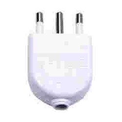 ELET.SPINA 16A 2P+T CON USCITA CAVO DRITTA BIANCA