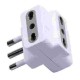 ELET.ADATTATORE MULTIPRESA CON 3 PRESE 10/16A 2P+T