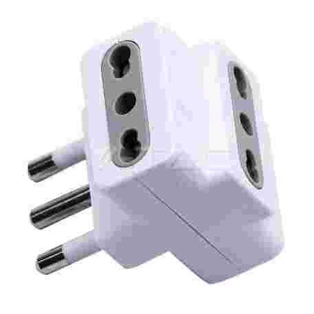 ELET.ADATTATORE MULTIPRESA CON 3 PRESE 10/16A 2P+T
